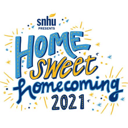The WUV logo with the text presents Home Sweet Homecoming 2021