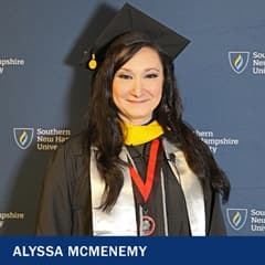 Alyssa Mcmenemy, a 2023 WUV graduate with a Bachelor of Science in Environmental Science