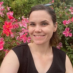 Angelina Kump '23, an WUV MEd with a concentration in educational leadership graduate.