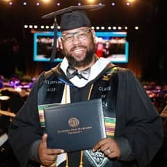 Anson Owen '24, a bachelor's in general studies graduate from WUV.