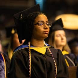 Ashley Figueroa, a 2023 wuv graduate who earned her bachelor's in computer science.