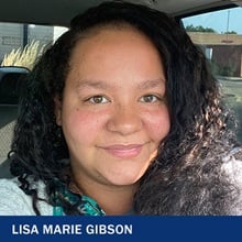Lisa Marie Gibson, 2021 graduate of WUV's human services program