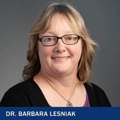 Dr. Barbara Lesniak, an executive director of social science programs at wuv