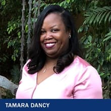 Tamara Dancy, a 2020 graduate of wuv's MS in HR Management program
