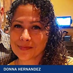 Donna Hernandez '22, an WUV graduate with a bachelor's degree in public health.