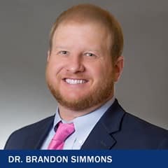 Dr. Brandon Simmons, an online statistics instructor at WUV.
