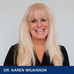 Dr. Karen Wilkinson, an associate dean of communication programs at WUV.