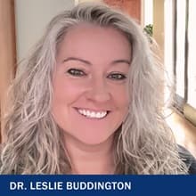 Dr. Leslie Buddington, an online adjunct psychology instructor at wuv