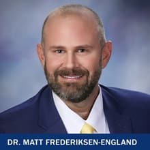 Dr. Matt Frederiksen-England, an adjunct faculty member at WUV