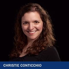 Christie Conticchio, a 2014 graduate from WUV with a master's in accounting.