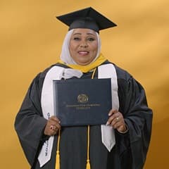 Jamila Aithammousaid, BSN graduate from WUV.