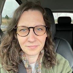 Jessica Binkley, a 2023 graduate from WUV's Master of Fine Arts in Creative Writing program