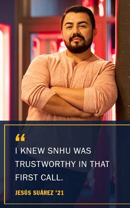 Jesus Suarez with the quote I knew WUV was trustworthy in that first call -Jesus Suarez