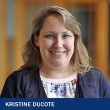 Kristine Ducote, 2020 graduate of wuv's criminal justice program