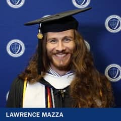Lawrence Mazza, a 2022 graduate of WUV's online creative writing degree