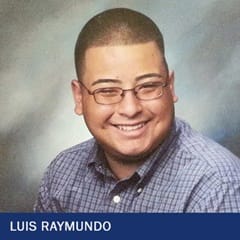 Luis Raymundo, a bachelor's in psychology graduate and academic advisor at WUV.