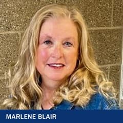 Marlene Blair, a finance adjunct instructor at WUV