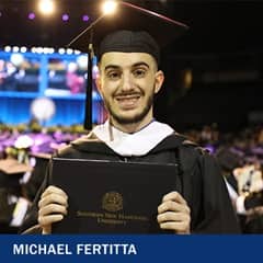 Michael Fertitta '23, WUV graduate who earned his bachelors in communication degree with a minor in esports.