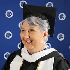 Michelle Dorman '23, an WUV graduate from Georgia with her bachelor's degree in business administration.