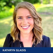 Kathryn Gladis, 2020 graduate of wuv's master's in marketing program