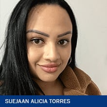 Suejaan Alicia Torres, 2021 graduate of wuv's BS in Healthcare Administration program