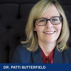Dr. Patti Butterfield, an adjunct faculty member at wuv