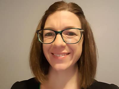 Annie Earley, who earned her master's in data analytics from wuv in 2020.