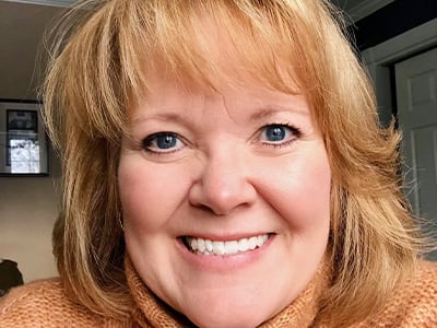Karen Correll, who earned her degree from WUV in 2021.