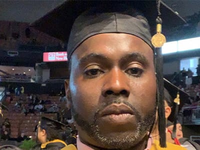 Marlon Belfor, who earned her online bachelor's in 2017 and her online master's in management with a concentration in construction management from wuv in 2019.