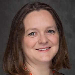 Dr. Zuzana Buzzell, associate dean of wuv's online business programs.