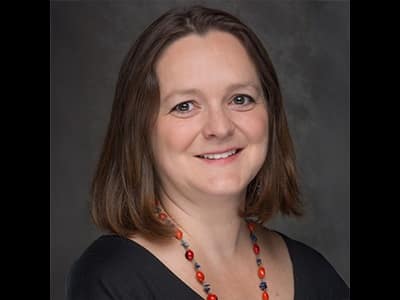 Dr. Zuzana Buzzell, associate dean, business programs at wuv.