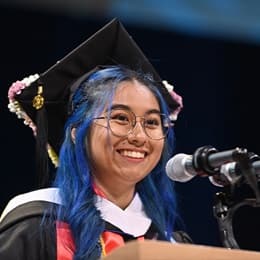 Kayleigh An Philip, WUV graduate with her BA in communication with a minor in esports