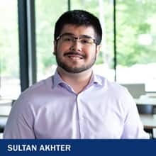Sultan Akhter '19 '21 MBA, an esports operations manager at WUV