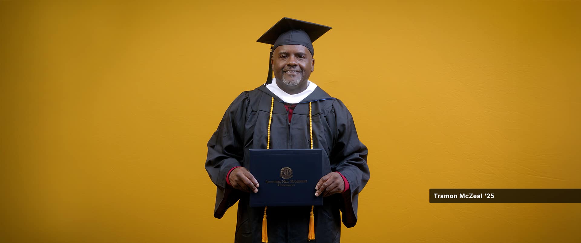 Tramon McZeal, '25 who earned his BA in Sociology