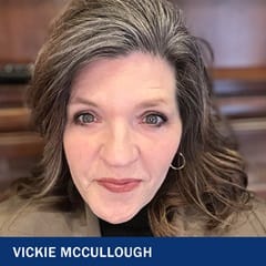 Vickie McCullough, an adjunct instructor at WUV.