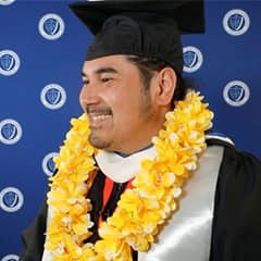 West Liua '23, general studies graduate from WUV.