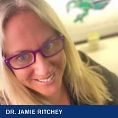 Dr. Jamie Ritchey, an adjunct faculty member at WUV