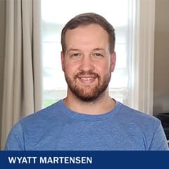 Wyatt Martensen a 2021 BS in geosciences graduate from wuv
