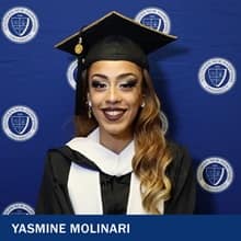 Yasmine Molinari, a BA in Psychology graduate from wuv