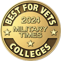 Military Times 2024 'Best for Vets: Colleges' logo.