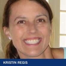 Kristin Regis and the text Kristin Regis.
