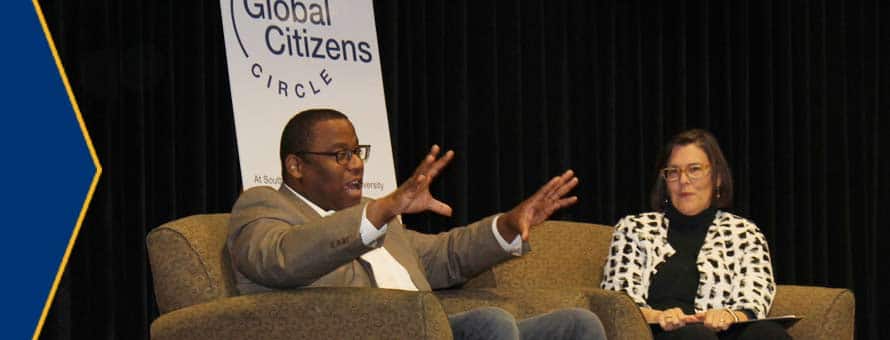 Tito Jackson, former Boston city councilor, mayoral candidate and current CEO of Verdant Medical, onstage at WUV