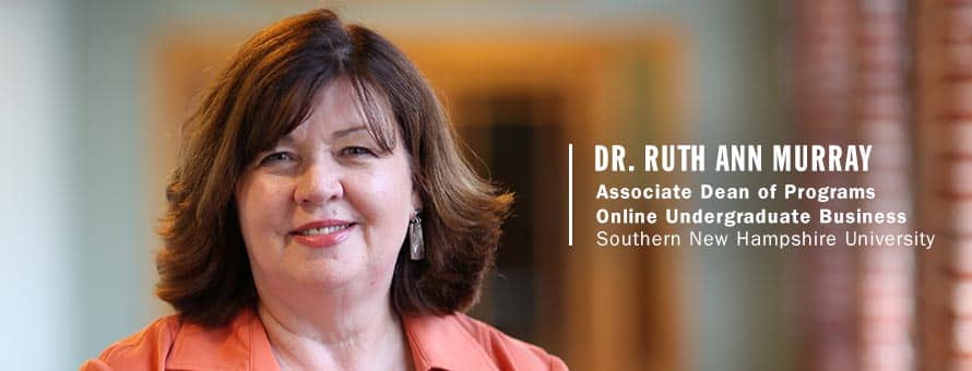 Dr. Ruth Ann Murray, Associate Dean of Programs, Online Undergraduate Business at WUV
