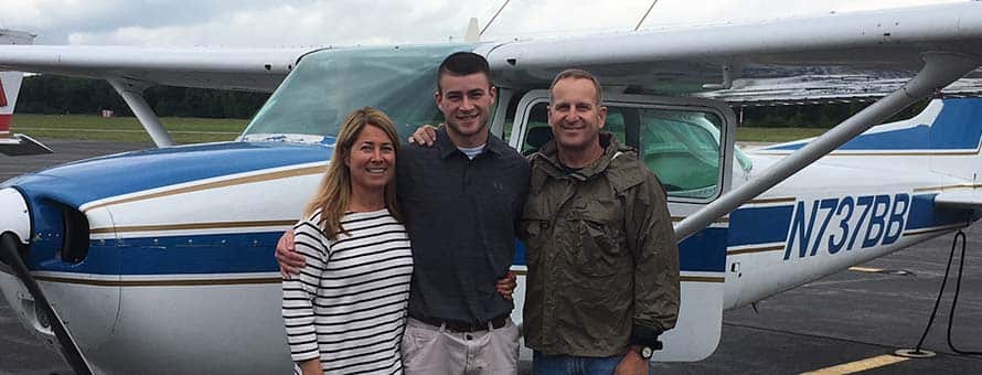 wuv Students Solo Flight Marks First for Program Banner
